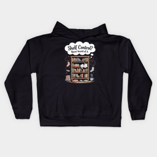 Shelf Control Never Heard of it Funny Book Lover Kids Hoodie